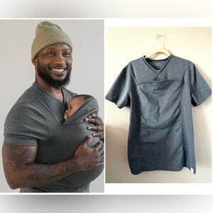 NEW Lalabu Gray Dad Shirt